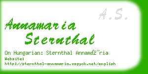 annamaria sternthal business card